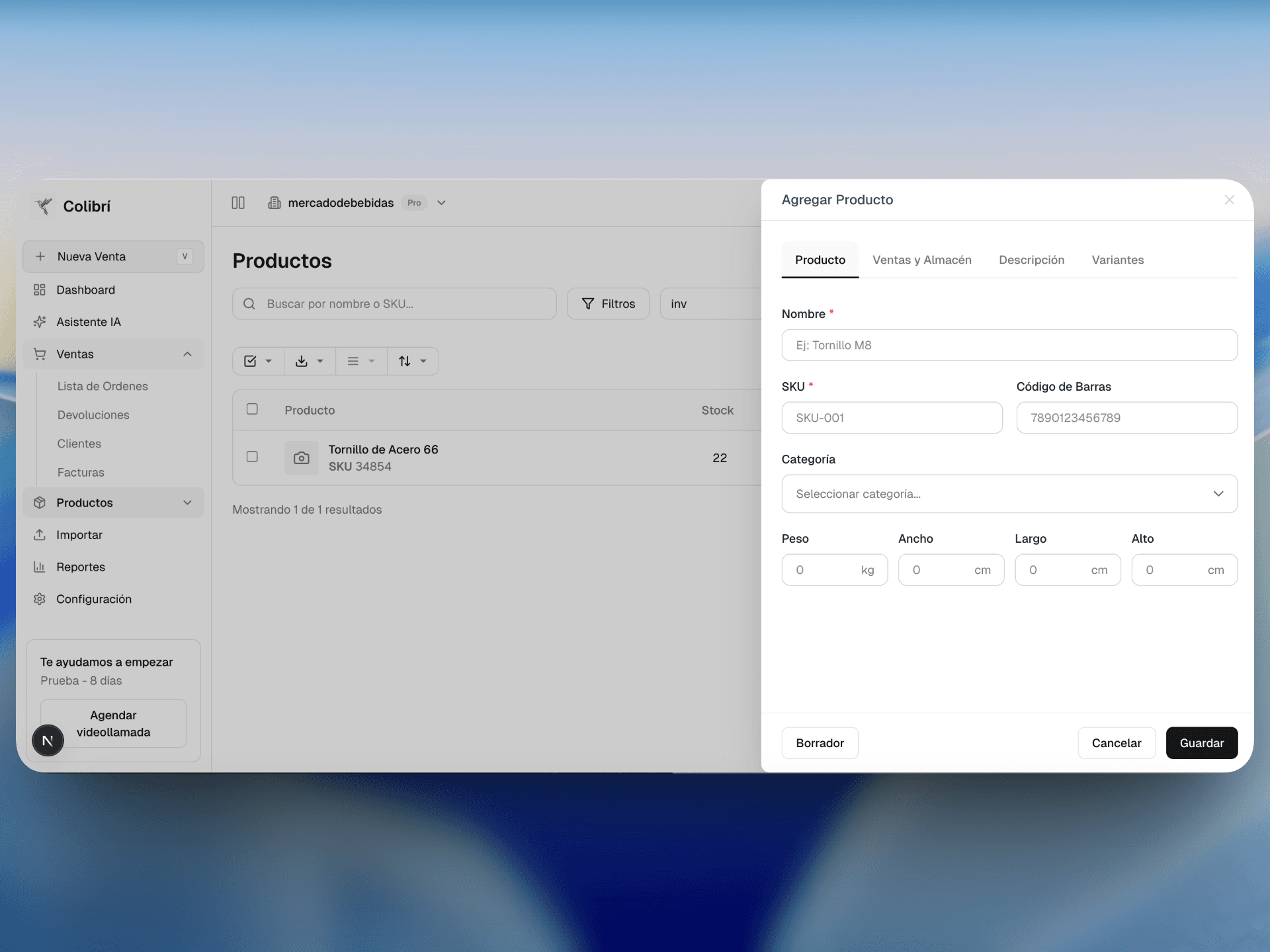 Control total de tus productos
