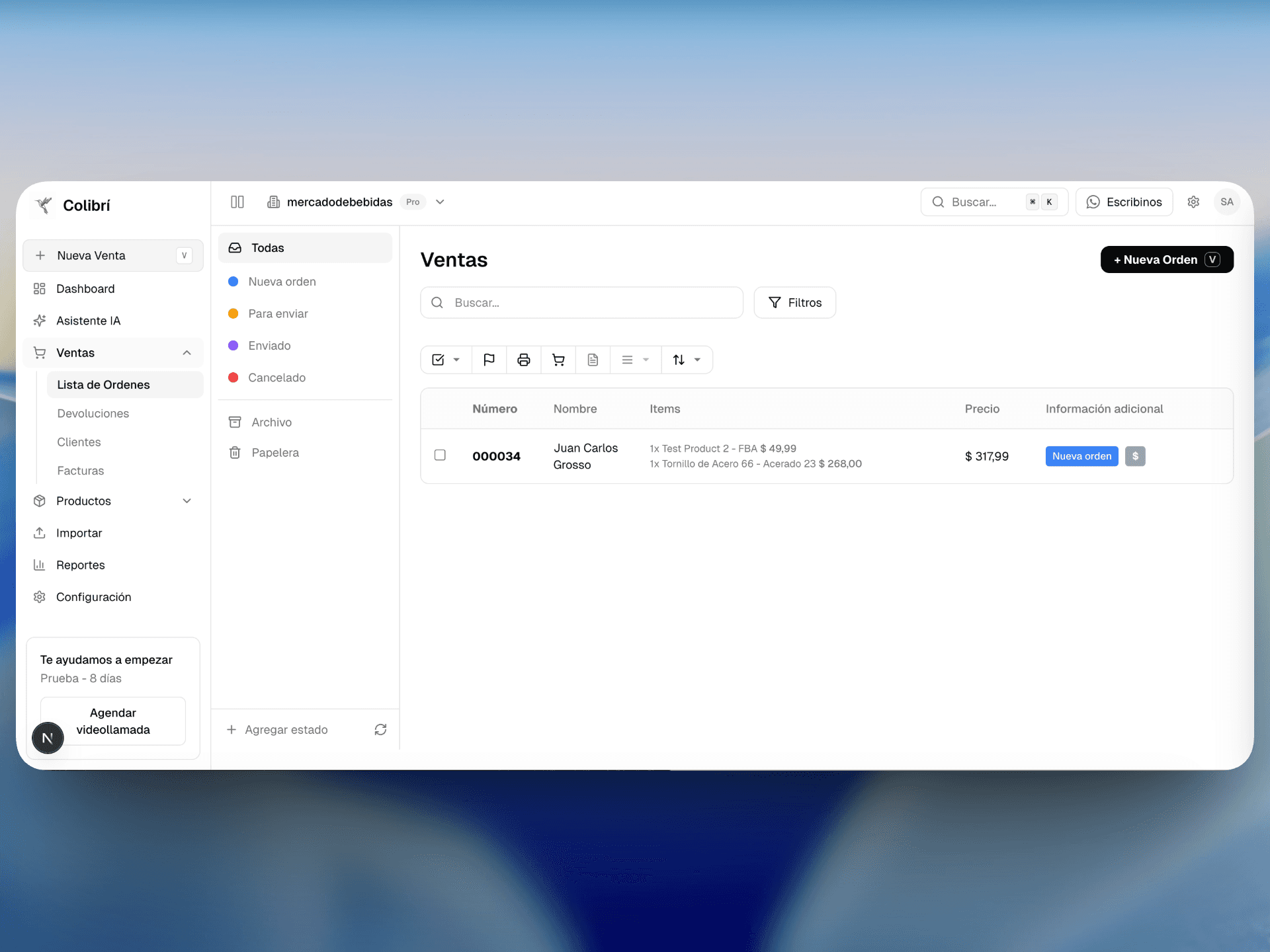 Creá ventas en segundos